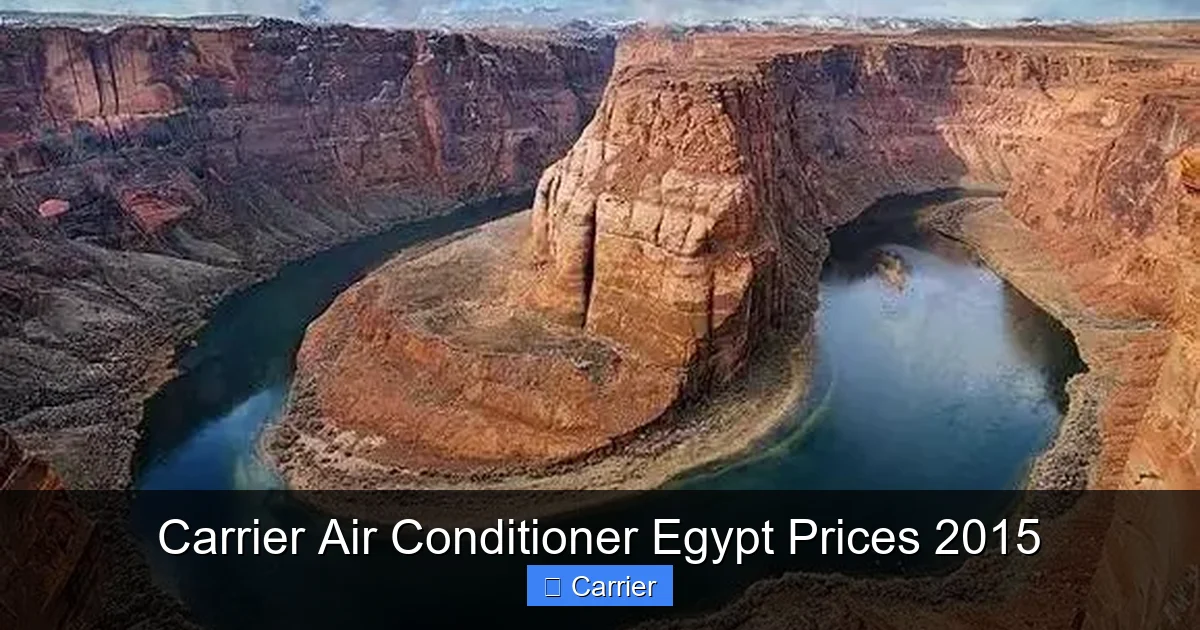 Carrier Air Conditioner Egypt Prices 2015