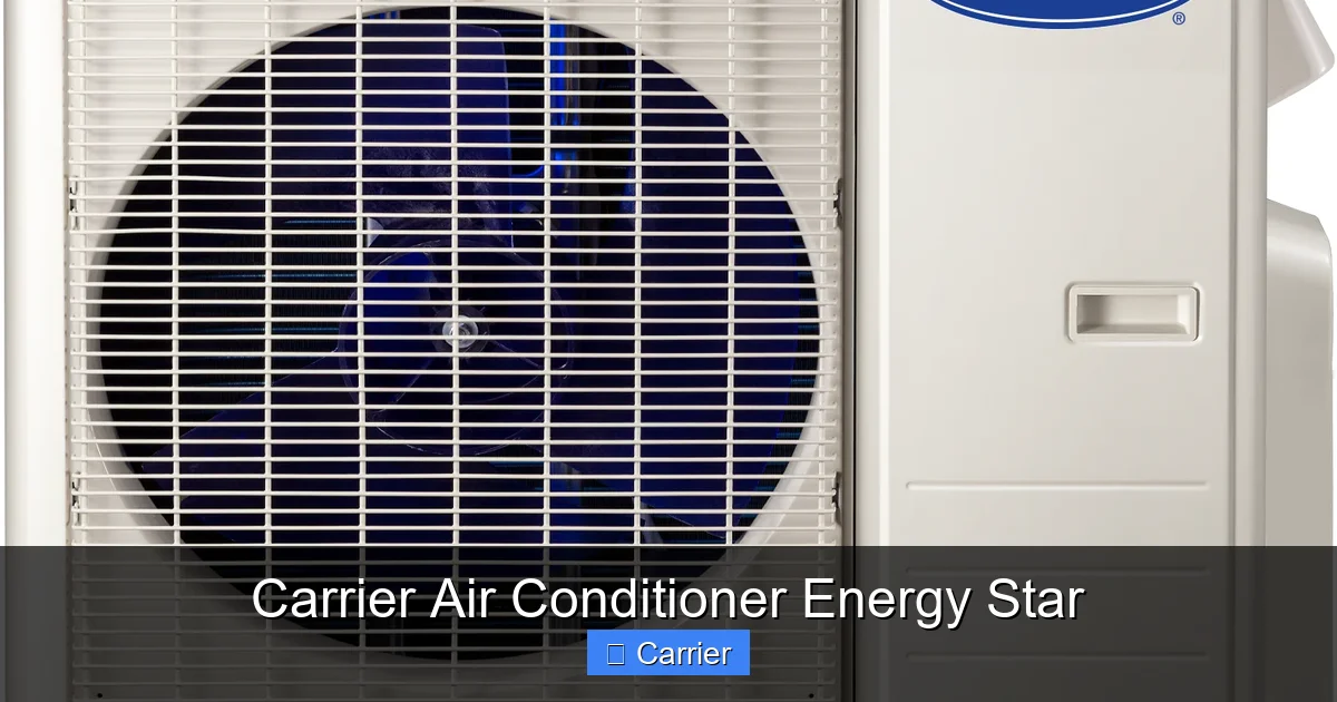 Carrier Air Conditioner Energy Star