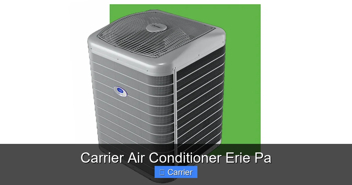 Carrier Air Conditioner Erie Pa