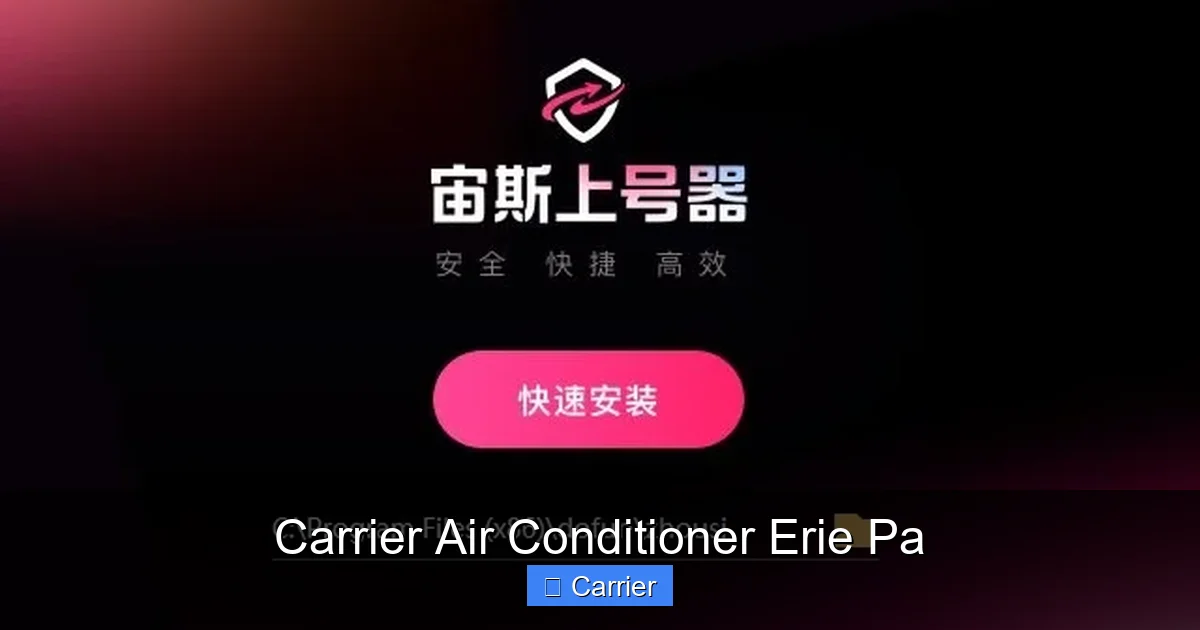 Carrier Air Conditioner Erie Pa