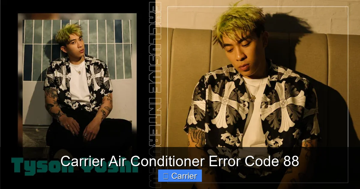 Carrier Air Conditioner Error Code 88