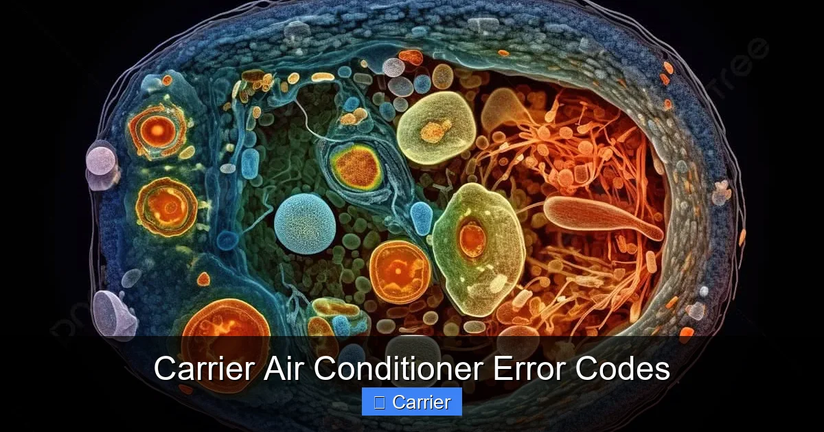 Carrier Air Conditioner Error Codes