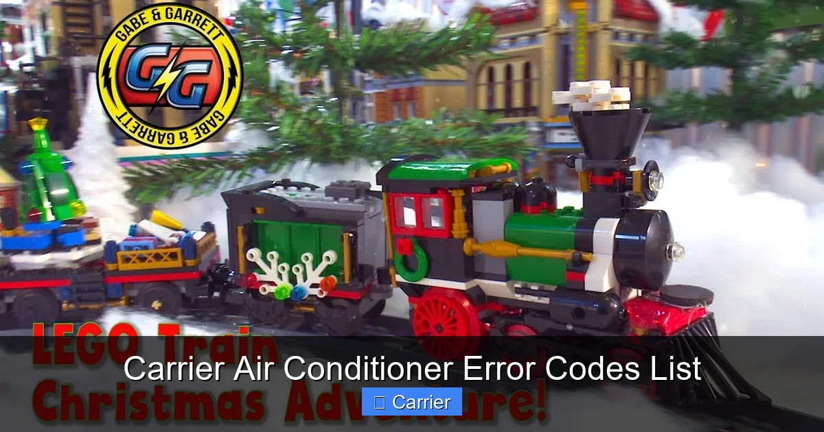 Carrier Air Conditioner Error Codes List