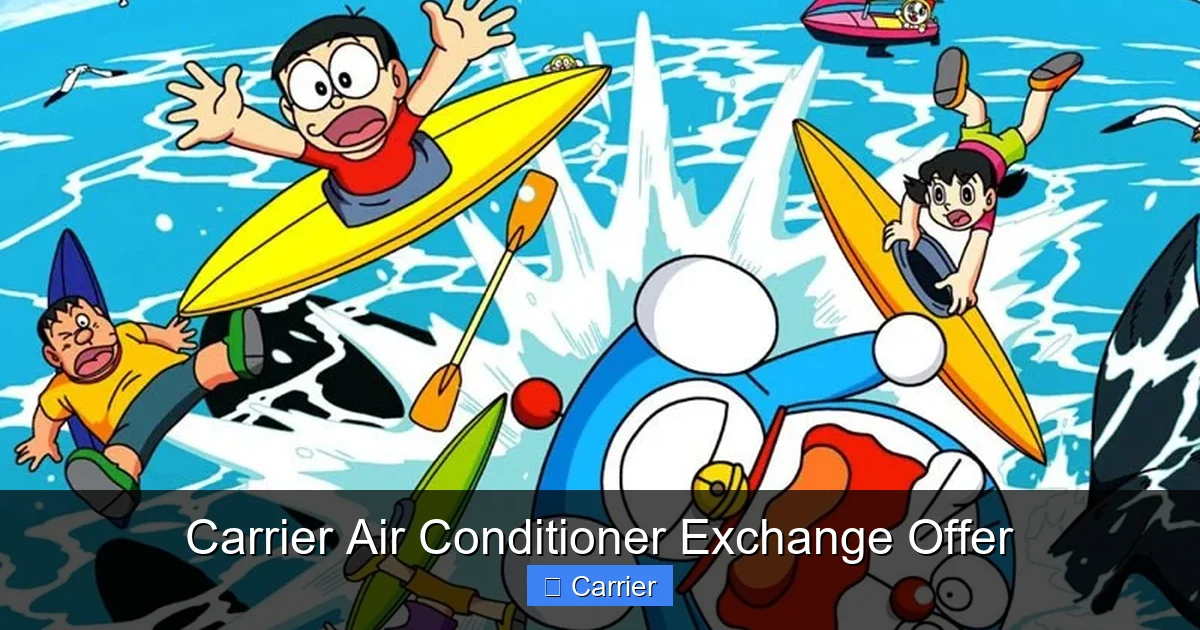Carrier Air Conditioner Exchange Offer