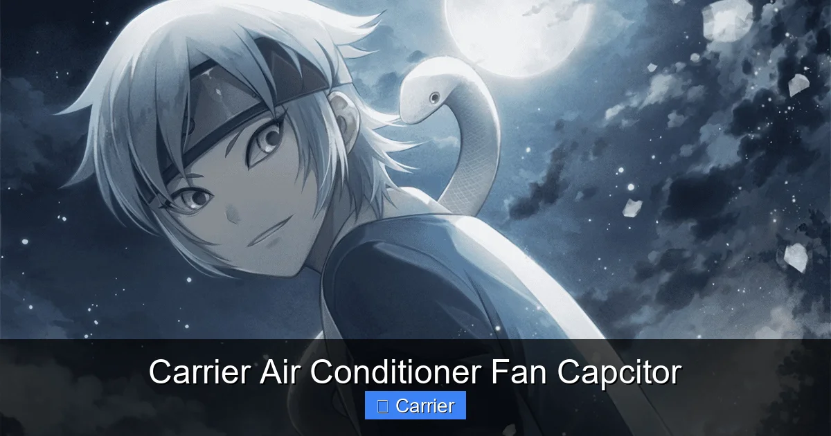 Carrier Air Conditioner Fan Capcitor