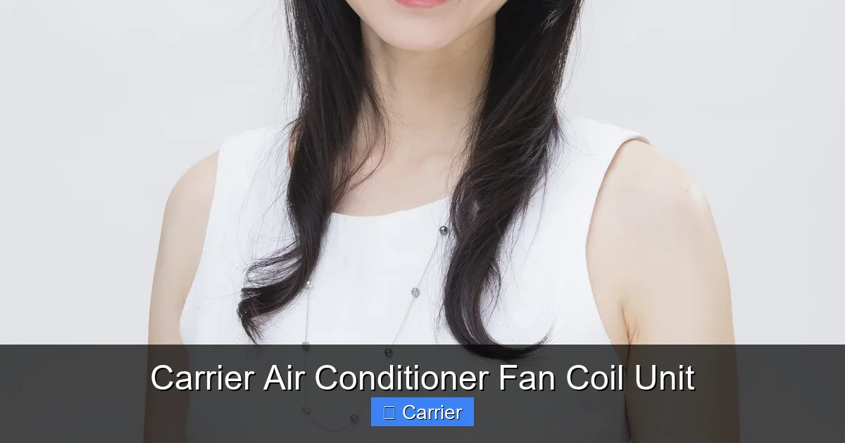 Carrier Air Conditioner Fan Coil Unit
