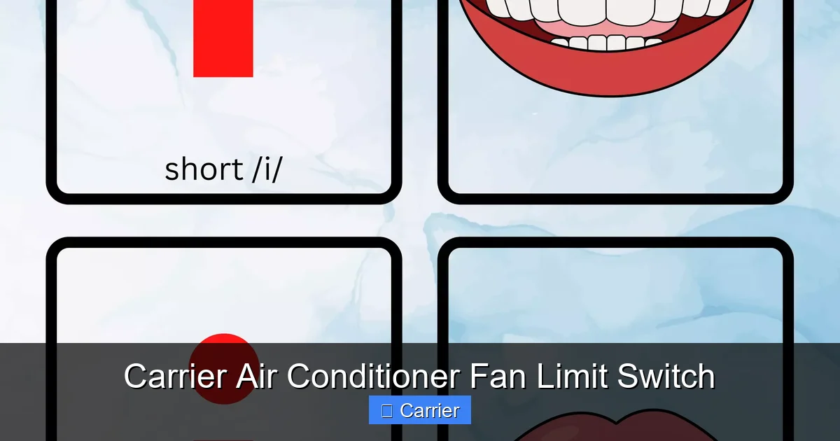 Carrier Air Conditioner Fan Limit Switch