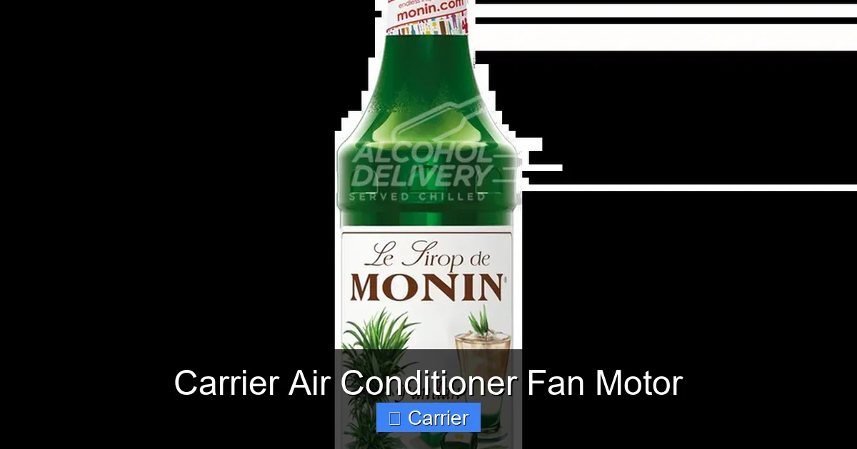 Carrier Air Conditioner Fan Motor