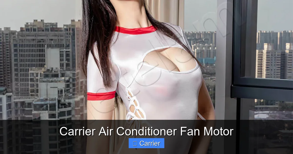 Carrier Air Conditioner Fan Motor