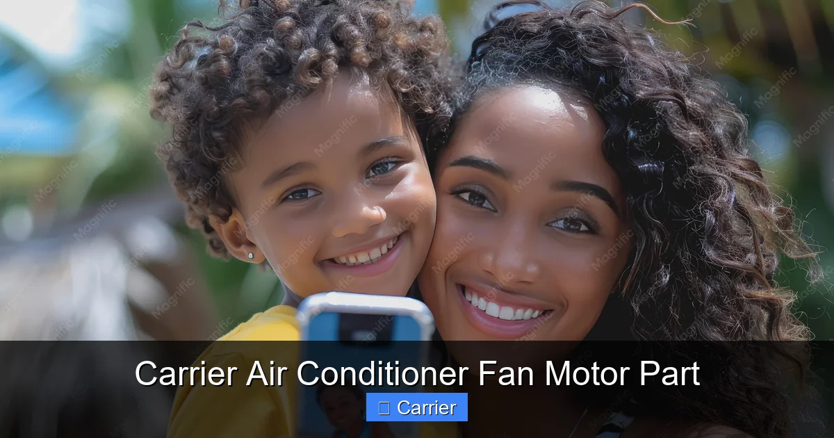 Carrier Air Conditioner Fan Motor Part
