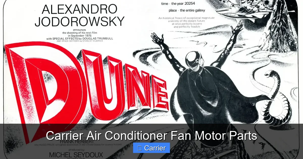 Carrier Air Conditioner Fan Motor Parts