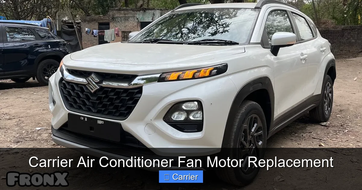 Carrier Air Conditioner Fan Motor Replacement