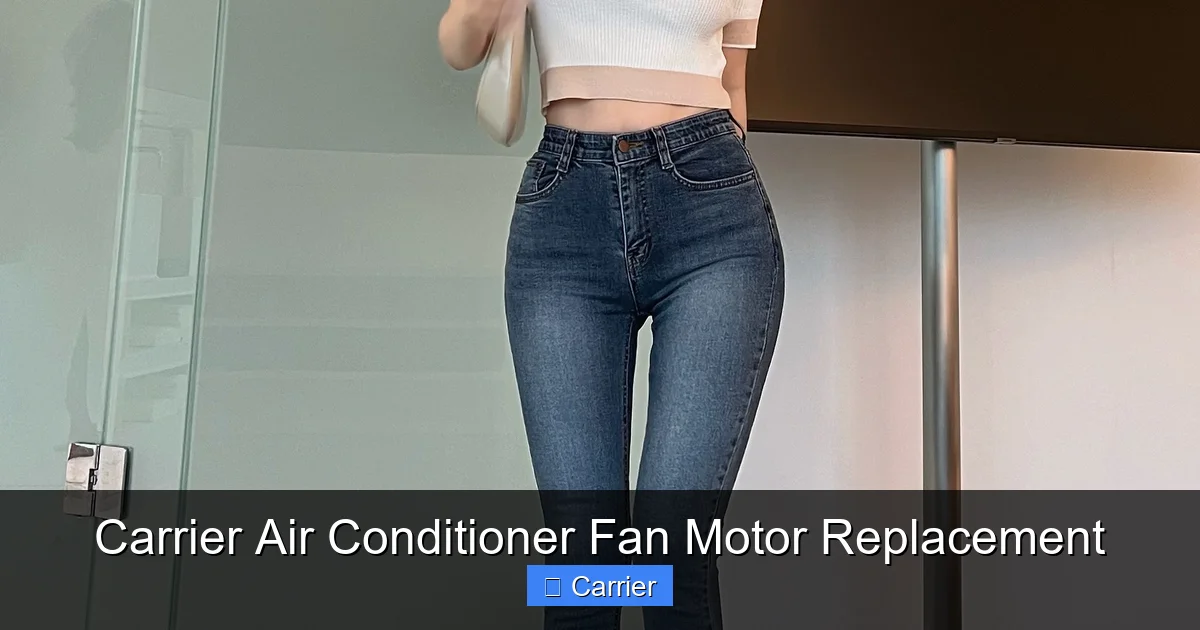 Carrier Air Conditioner Fan Motor Replacement