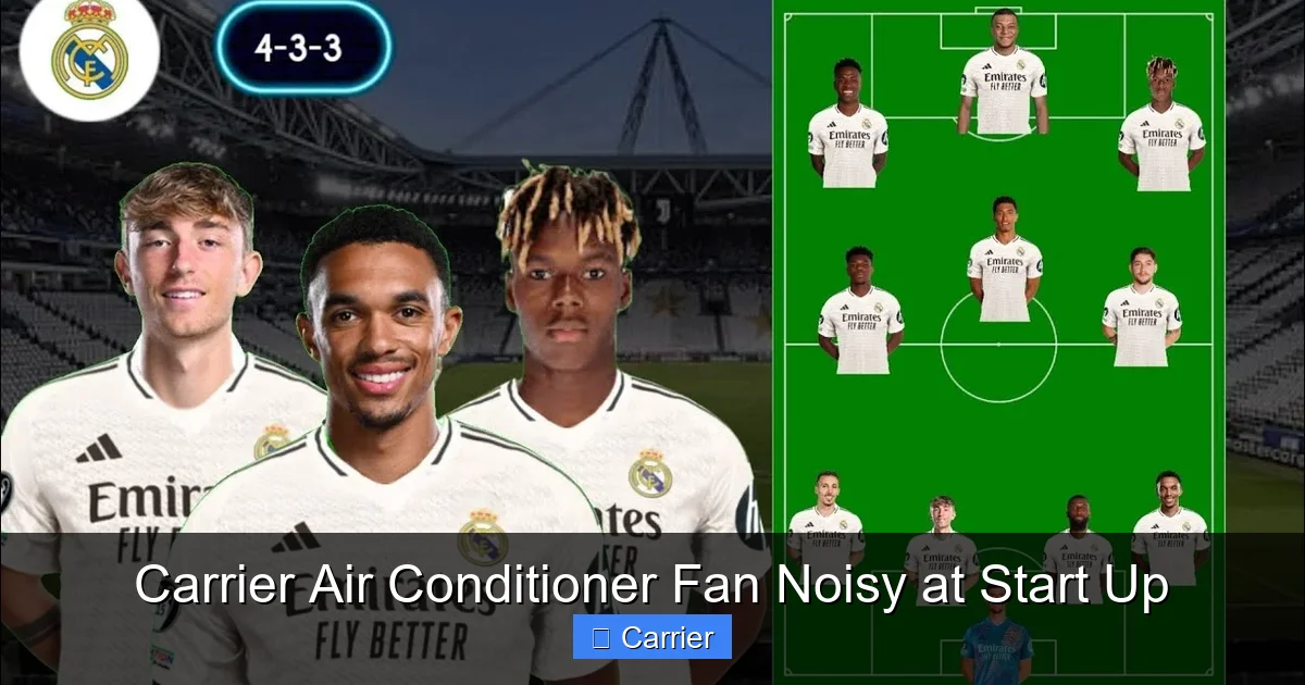 Carrier Air Conditioner Fan Noisy at Start Up