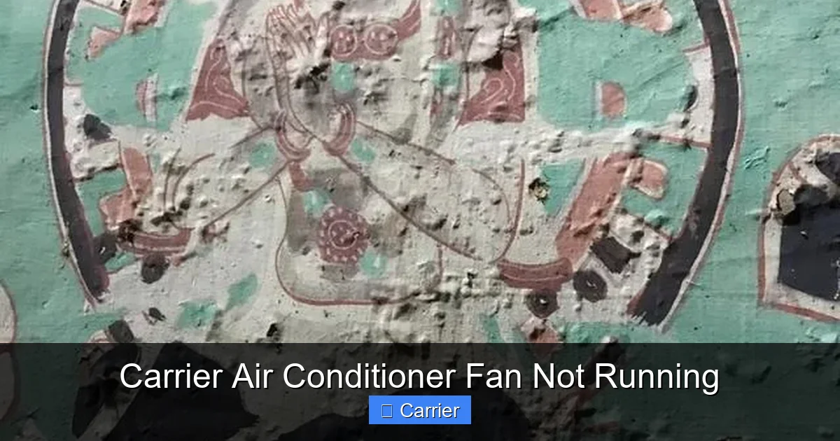 Carrier Air Conditioner Fan Not Running