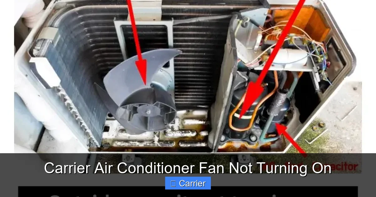 Carrier Air Conditioner Fan Not Turning On