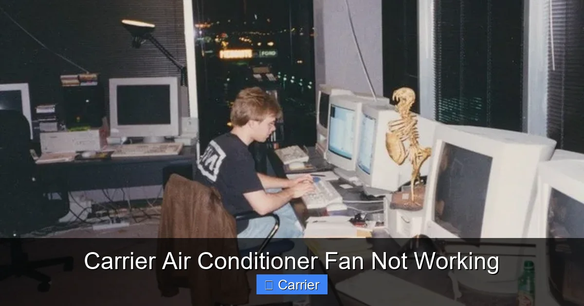 Carrier Air Conditioner Fan Not Working
