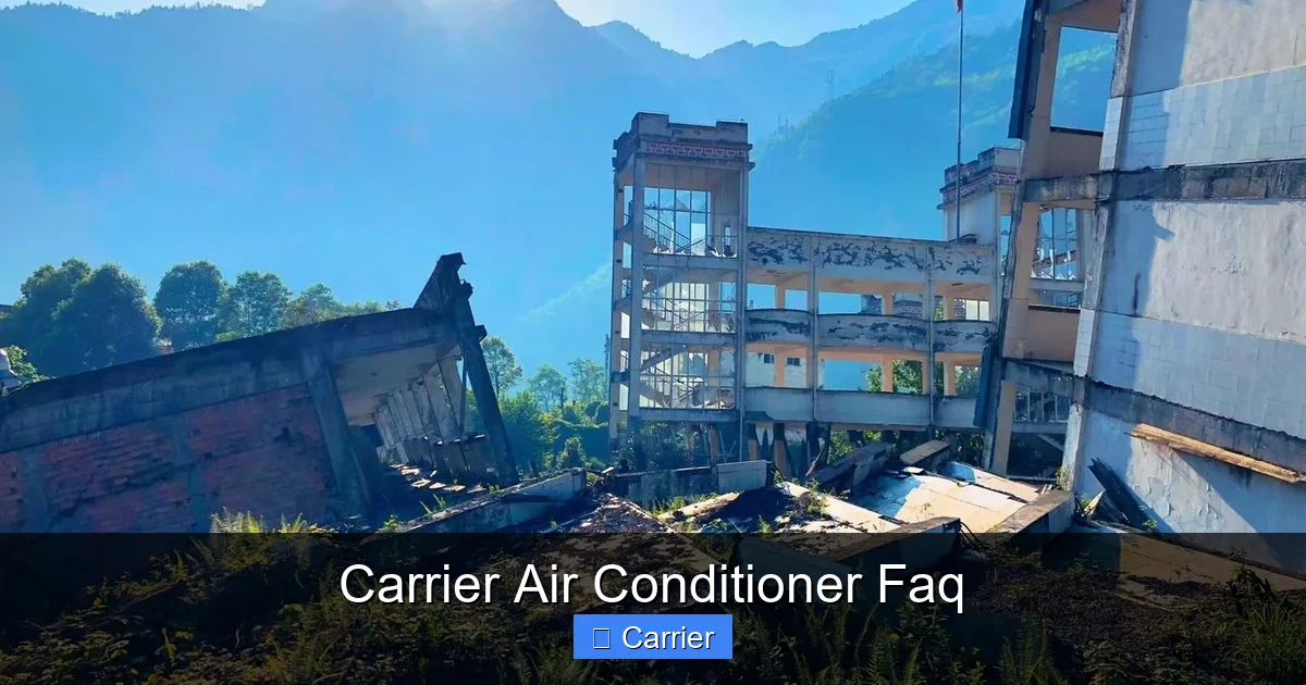 Carrier Air Conditioner Faq