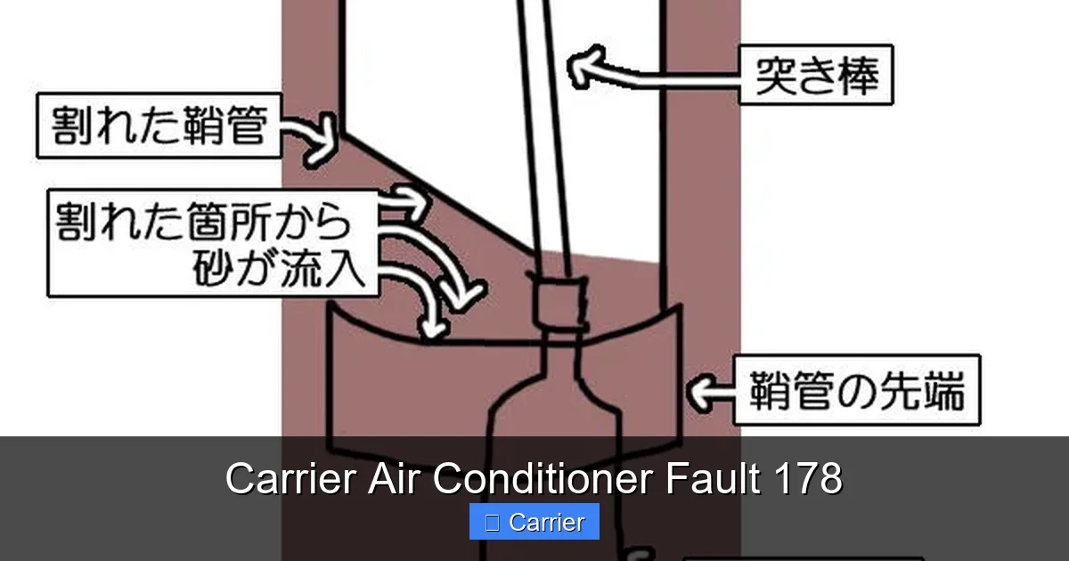 Carrier Air Conditioner Fault 178