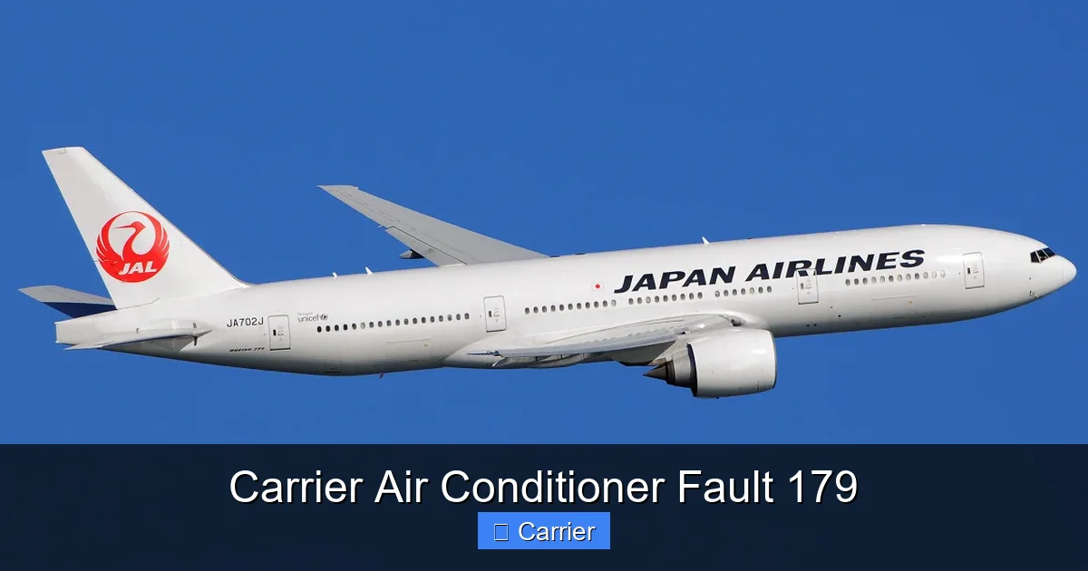 Carrier Air Conditioner Fault 179