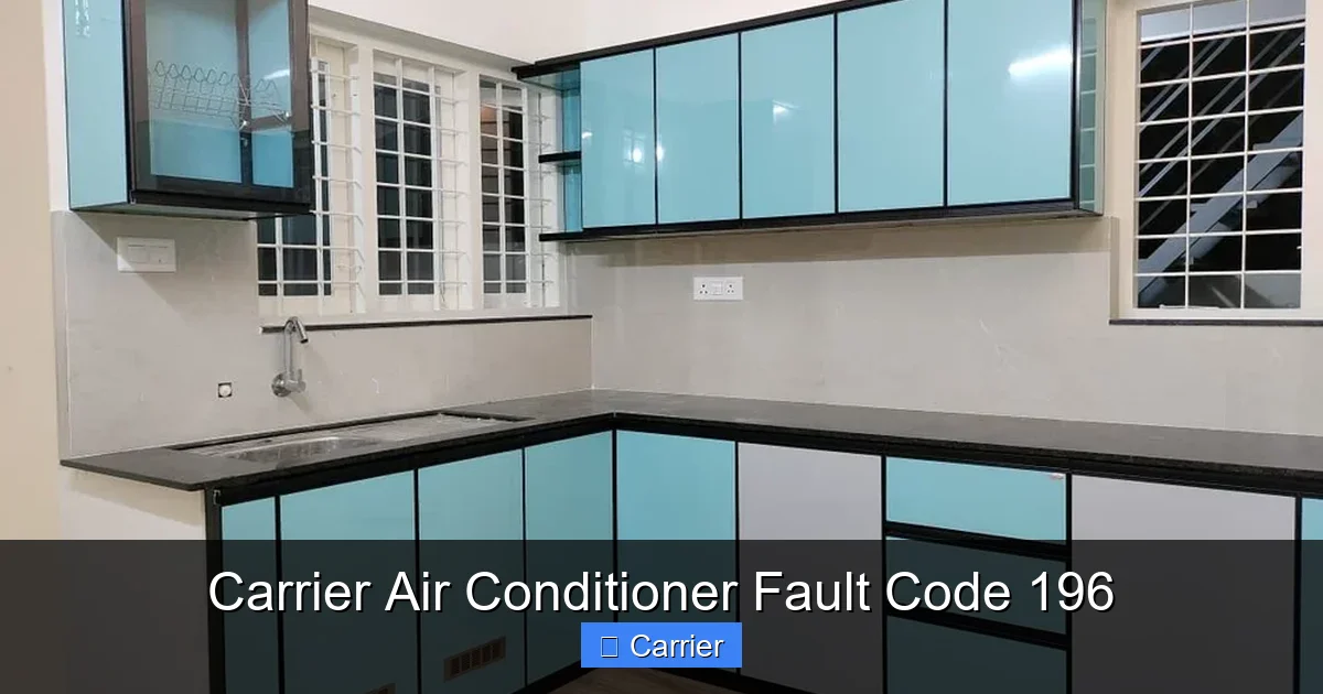 Carrier Air Conditioner Fault Code 196