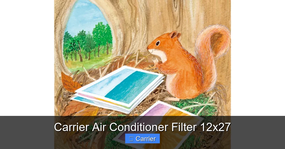 Carrier Air Conditioner Filter 12x27