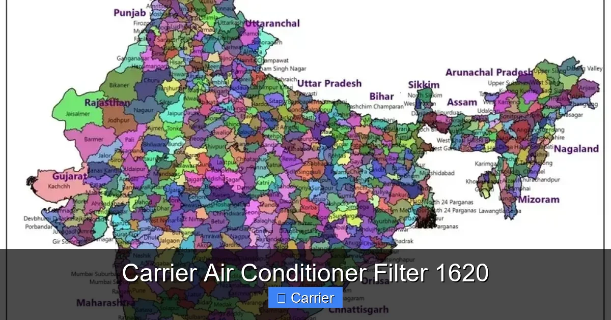 Carrier Air Conditioner Filter 1620