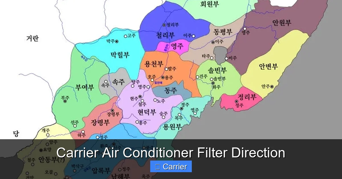 Carrier Air Conditioner Filter Direction