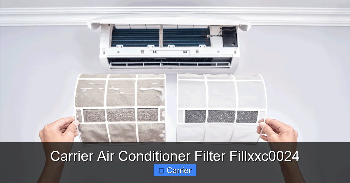 Carrier Air Conditioner Filter Fillxxc0024