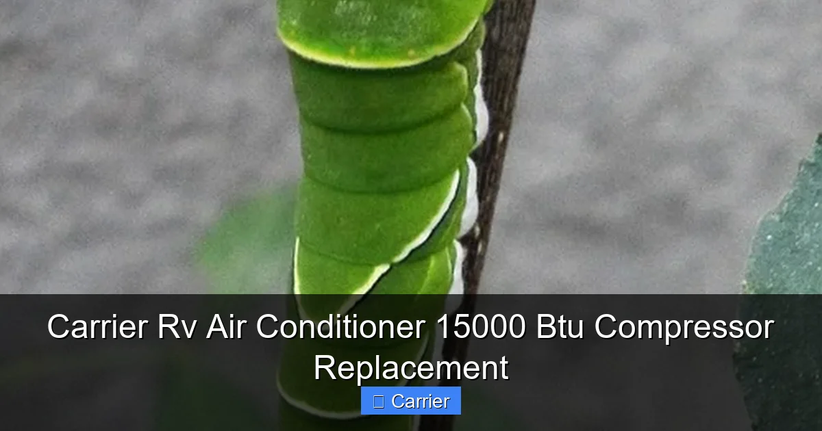 Carrier Rv Air Conditioner 15000 Btu Compressor Replacement