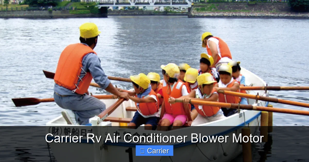 Carrier Rv Air Conditioner Blower Motor