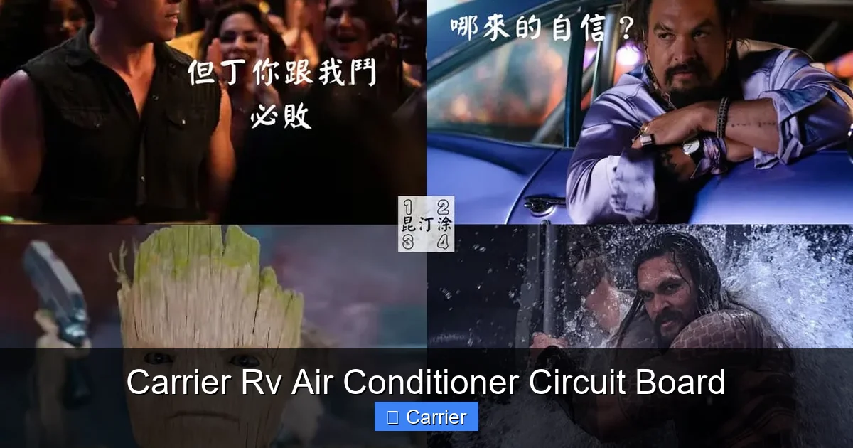 Carrier Rv Air Conditioner Circuit Board