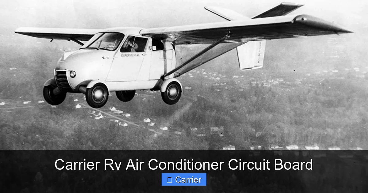 Carrier Rv Air Conditioner Circuit Board