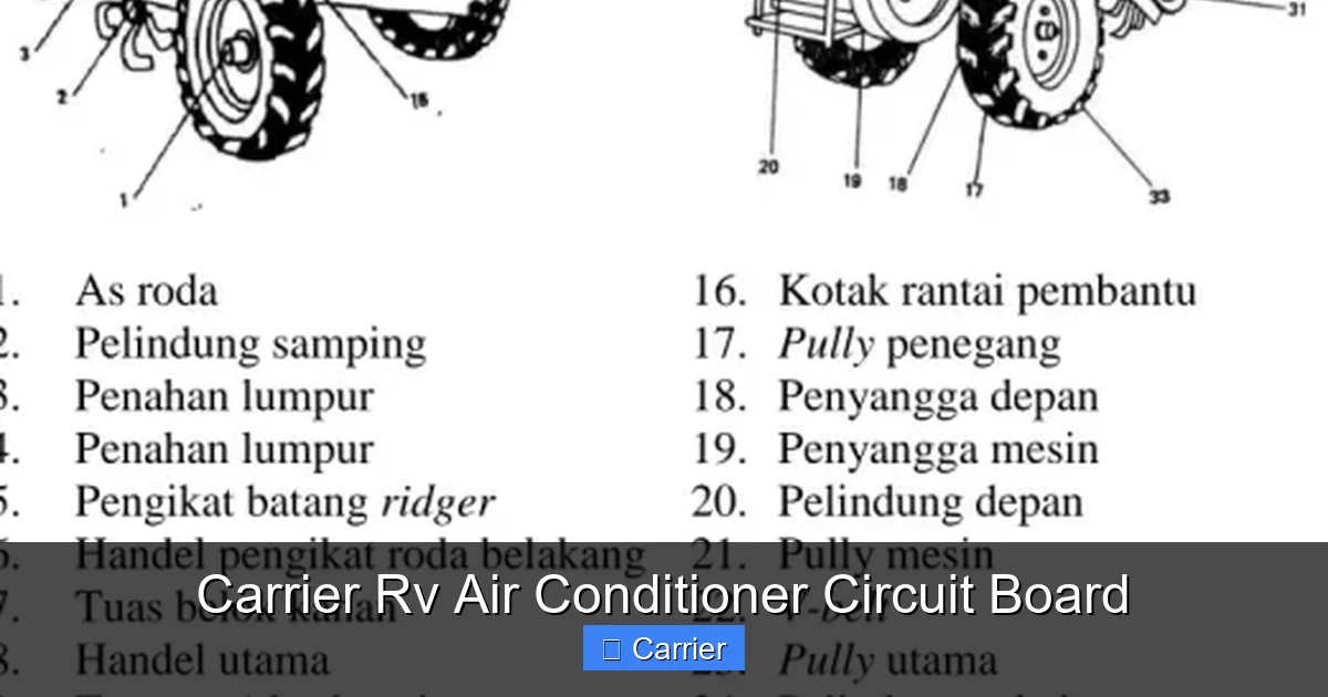 Carrier Rv Air Conditioner Circuit Board