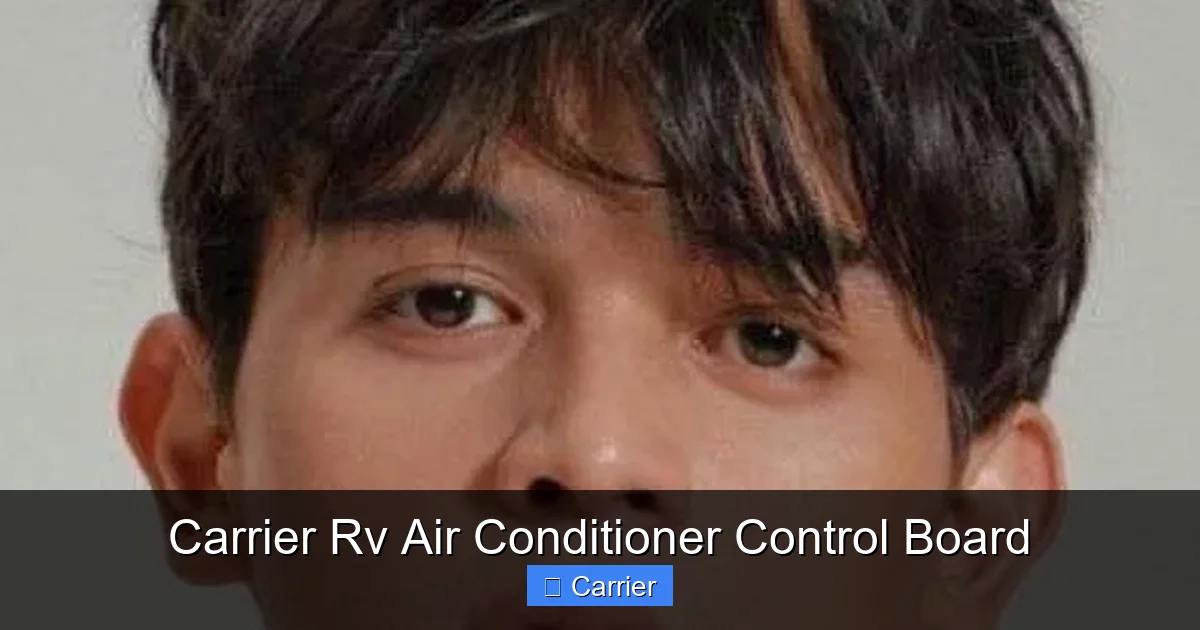 Carrier Rv Air Conditioner Control Board