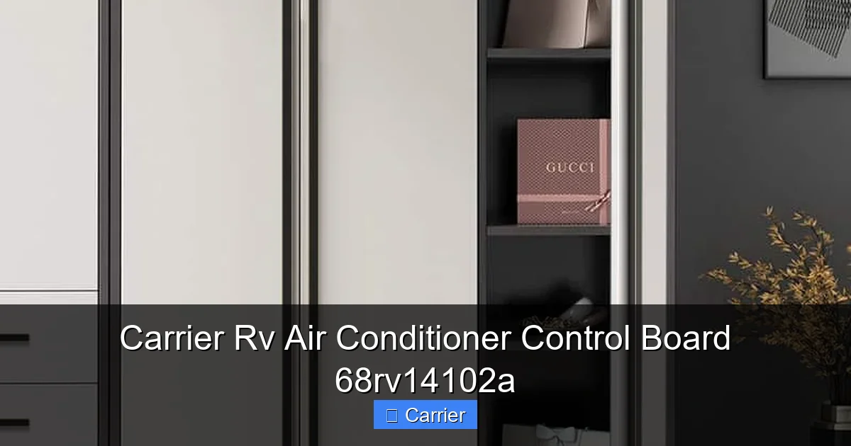 Carrier Rv Air Conditioner Control Board 68rv14102a