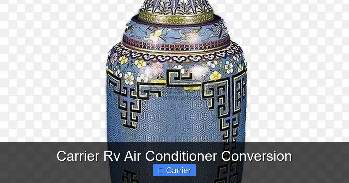 Carrier Rv Air Conditioner Conversion