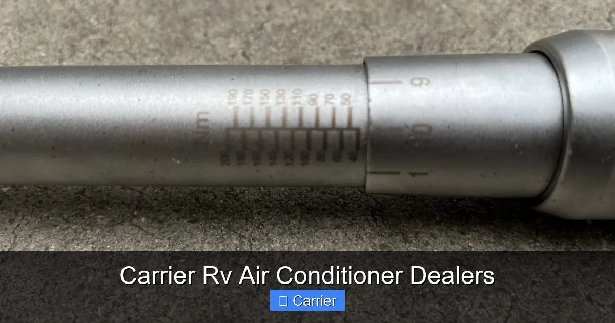 Carrier Rv Air Conditioner Dealers