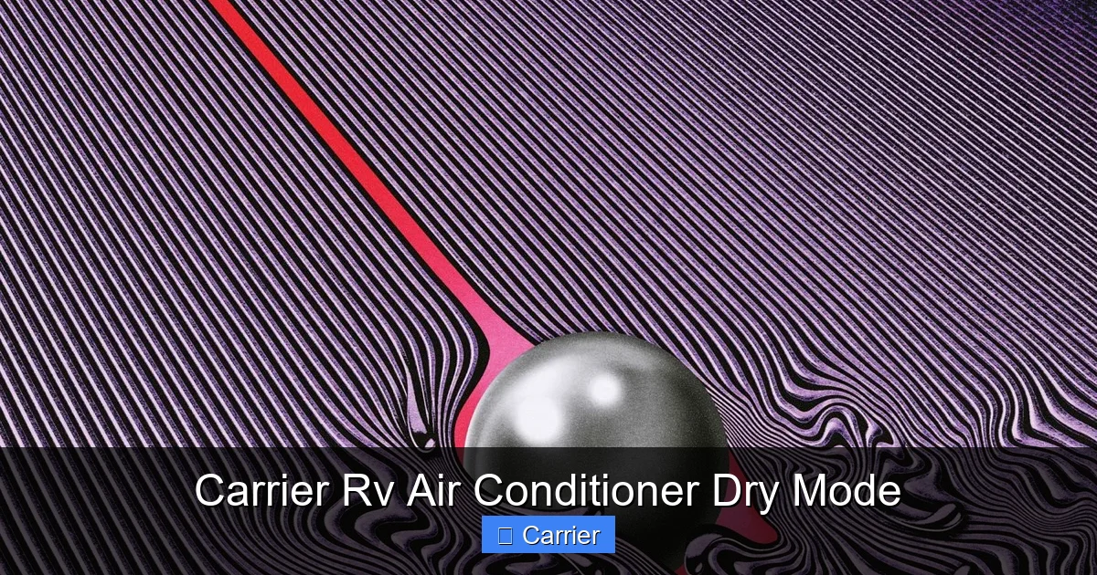 Carrier Rv Air Conditioner Dry Mode