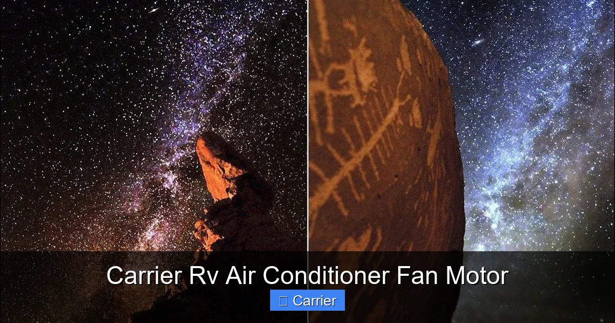 Carrier Rv Air Conditioner Fan Motor
