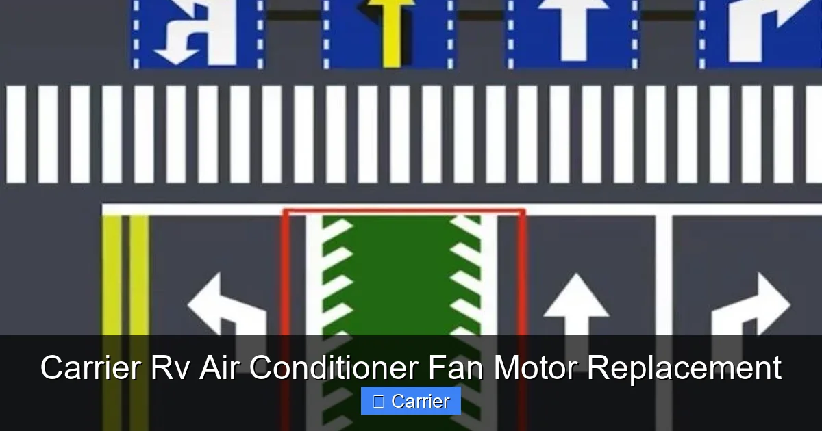 Carrier Rv Air Conditioner Fan Motor Replacement