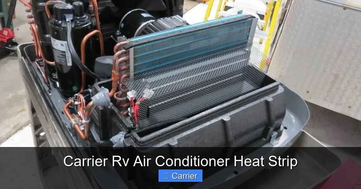 Carrier Rv Air Conditioner Heat Strip