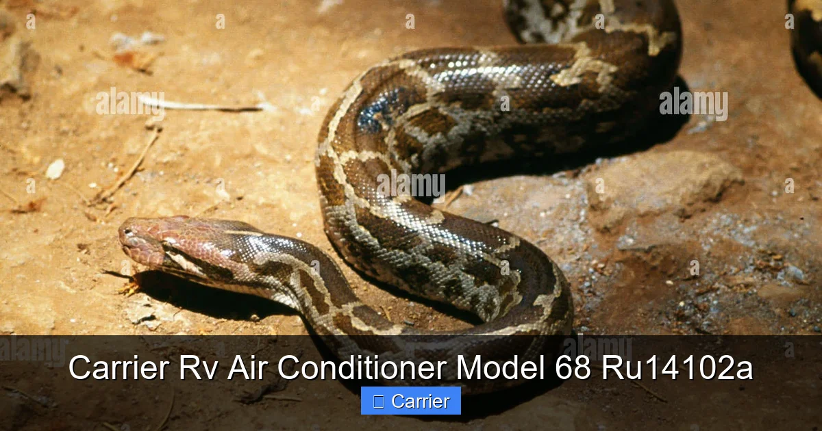 Carrier Rv Air Conditioner Model 68 Ru14102a