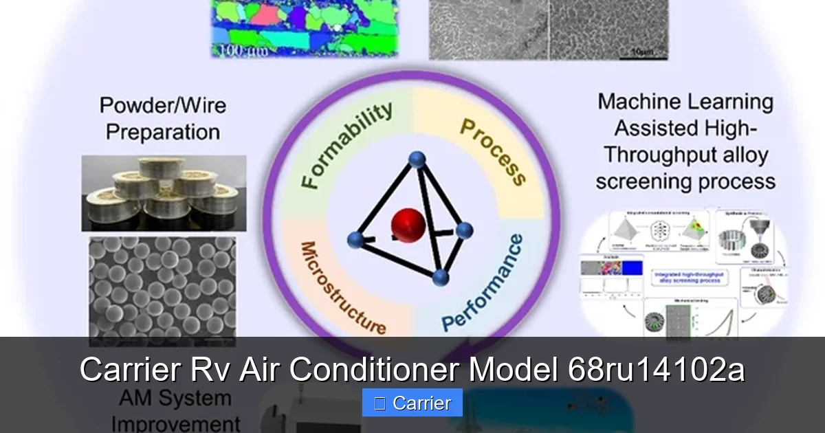 Carrier Rv Air Conditioner Model 68ru14102a