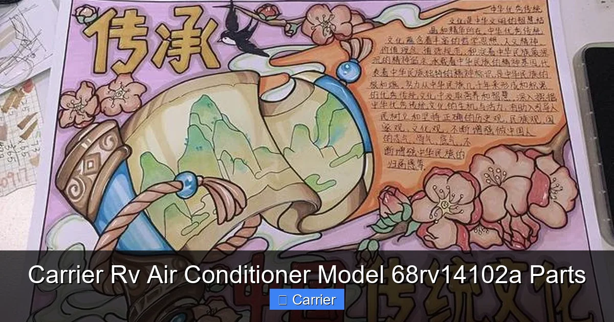 Carrier Rv Air Conditioner Model 68rv14102a Parts