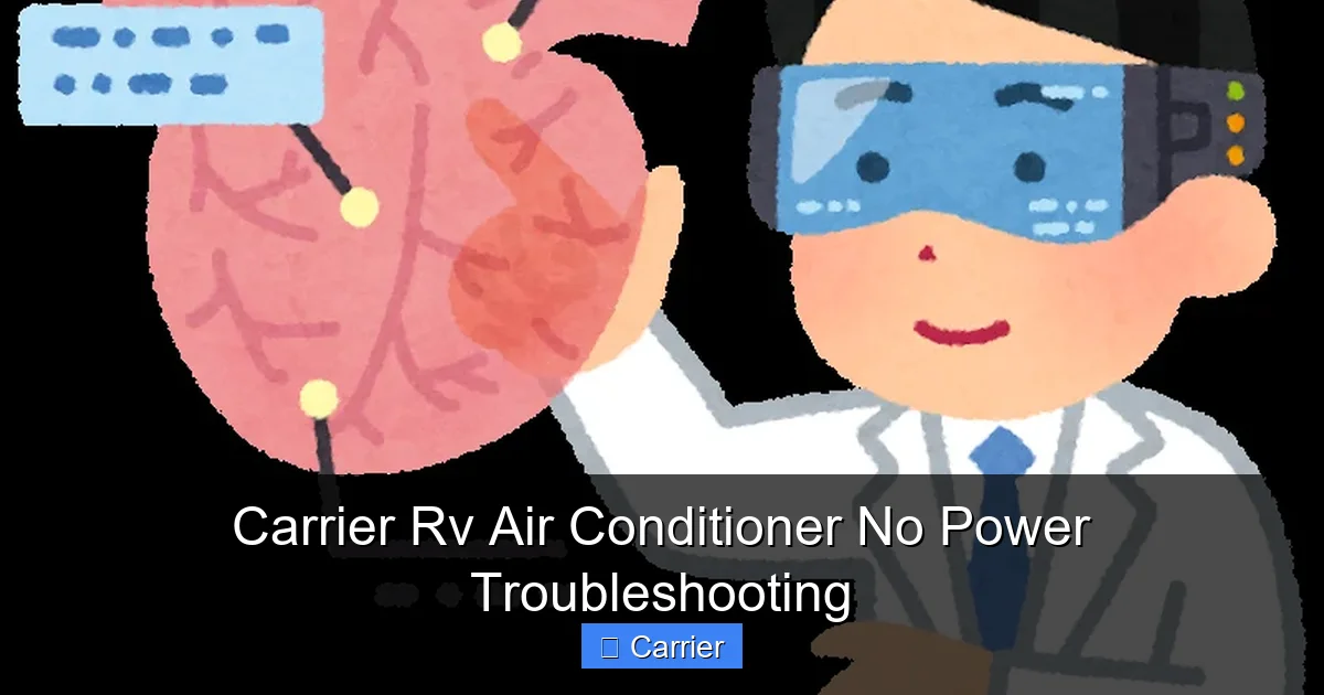 Carrier Rv Air Conditioner No Power Troubleshooting