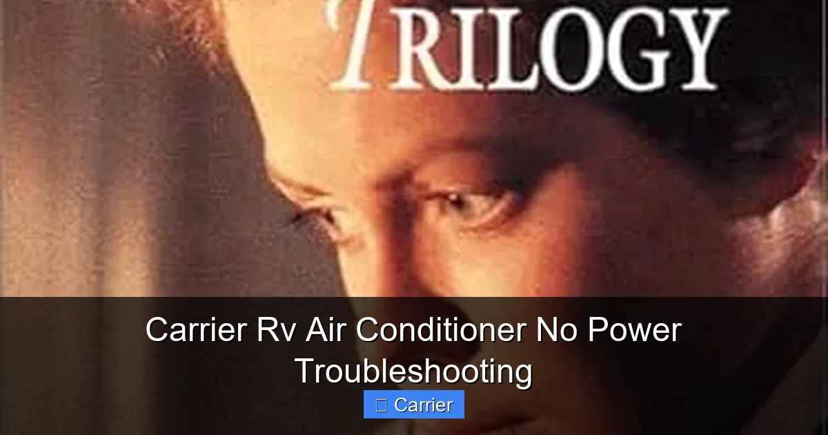 Carrier Rv Air Conditioner No Power Troubleshooting