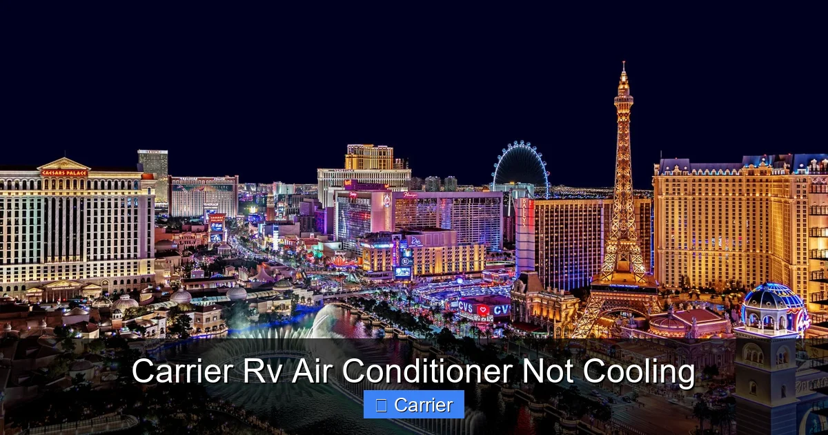 Carrier Rv Air Conditioner Not Cooling