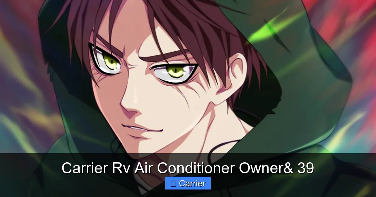 Carrier Rv Air Conditioner Owner& 39