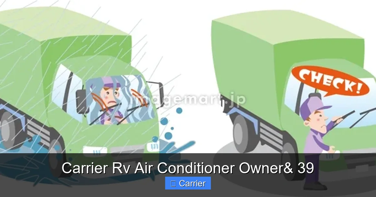 Carrier Rv Air Conditioner Owner& 39